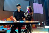 Grup musik Vierratale sukses menyajikan penampilan memukau dan membuat galau ribuan penonton Muda Mendunia Festival 2022. (Foto: Raria.id/Rafi)