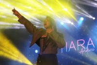 Tiara Andini mengungkapkan rasa syukur dan terima kasihnya kepada Mootiara karena beberapa lagu miliknya viral di TikTok. (Foto: Raria.id/Rafi)