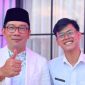 Guru muda bernama Husein memilih mengundurkan diri karena mendapatkan intimidasi usai melaporkan kasus pungli di Pangandaran. (Foto: Instagram/Ridwankamil)