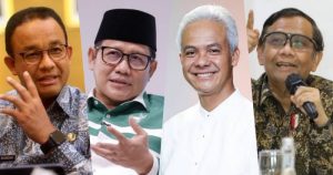 Anies-Muhaimin dan Ganjar-Mahfud MD UGM