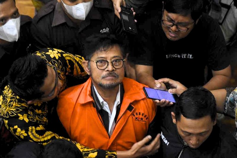 Eks Menteri Pertanian Syahrul Yasin Limpo alias SYL diduga menggunakan uang haram hasil potongan anggaran untuk membayar dokter kecantikan. (Foto: ANTARA)