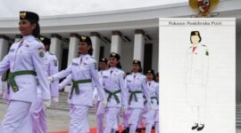 BPIP menegaskan tidak ada paksaan bagi Paskibraka perempuan tahun ini untuk melepas jilbab karena mereka sukarela dan telah menandatangani persetujuan. (Foto: ANTARA & BPIP)