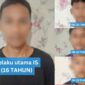Tiga dari empat pelaku pembunuhan dan pemerkosaan siswi SMP di Palembang hanya direhabilitasi karena masih di bawah umur. (Foto: Istimewa)
