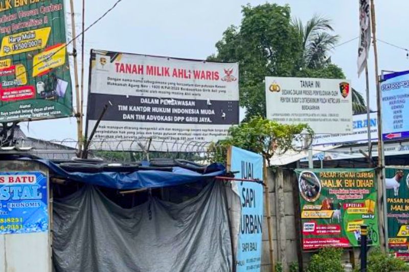 Polisi mendalami pelaporan BMKG atas kasus pendudukan lahan oleh ormas GRIB Jaya dan adanya indikasi pungutan liar. (Foto: ANTARA/HO)