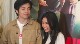 Angga Yunanda dan Shenina Cinnamon akhirnya bermain film bersama pertama kalinya pasca menikah dengan menjadi pasangan di film Dopamin. (Foto: Raria.id/Septian Akbar)