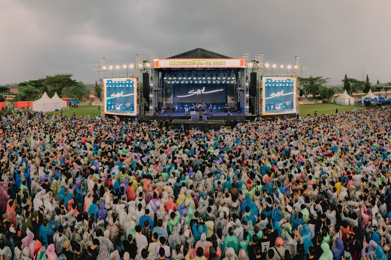 Festival musik Pesta Bebas Berselancar PBB '26 berlangsung meriah di Bogor selama 2 hari dengan penampilan sejumlah musisi nasional. (Foto: Memorise Fun Club)