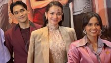 Enzy Storia mengungkapkan adanya kemiripan dirinya dengan karakter yang diperankannya di film Agensi Rumah Tangga. (Foto: raria.id/Siti Zahra)